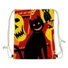 Sac à cordon fourre-tout Halloween citrouille emballage cadeau sac à cordon sac à dos sac d'emballage Portable22blieberryeyes