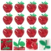 Gift Wrap 12pcs Christmas Apple-shaped Chocolate Candy Box Storage Red211n