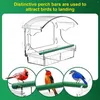 Other Bird Supplies Seed Catcher Tray Hanging Cup Food Dish For Small Birds Lovebirds Cockatiels Canaries Sun Conures