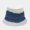 Шляпы с широкими полями, унисекс, мытая на заказ рыбацкая шляпа, уличная женская складная летняя кепка в стиле хип-хоп, мужская пляжная панама от солнца 230927