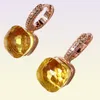 Baoyocn 23 Colors Faceted Crystal Candy Square Earrings 3 Gold Color Inlay Zircon CZ Water Drop Earrings Fashion Women Jewelry 2207659022