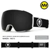 Outdoor Eyewear Nandn ski glasses double layer antifogging men's and women's large spherical glasses single and double plate goggles card myopia 230927