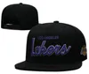 Американский баскетбол 2023 года Лос-Анджелес LAL Snapback Шляпы 32 команды Роскошный дизайнер HOU OKC PHI LAC Casquette Спортивная шапка с ремешком на спине Регулируемая кепка A17