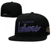 2023 American Basketball Lakers Snapback Sombreros 32 Equipos Diseñador de lujo HOU OKC PHI LAC Casquette Sombrero deportivo Strapback Snap Back Gorra ajustable a4