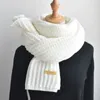 帽子のスカーフ手袋セット冬の模倣カシミアスカーフ女性2023編み韓国スタイルのショール