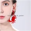 Stick Yaologe New Punk Astronauts Drop Earrings For Women Retro Statement Metal Acrylic Fashion Funny Dangle Earring Jewelry Party Del Smtsk