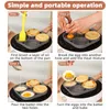 Pans 3/4hole Omelet Pan Frying Pot Thickened Nonstick Egg Pancake Steak Cooking Hamburg Bread Breakfast Maker Induction Cooker