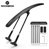 Bike Fender ROCKBROS Bicycle Fender PP Soft Plastic Mudguard Set Suitable Road Bike Strong Toughness Quick Release Protection Accessories 230928