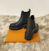 23er Jahre BEAUBOURG Designer Damen Stiefeletten Fashion SQUAD Chunky Luxus Martin Boot Kalbsleder Winter Damen Braun Rindsleder Plattform Flach High Top Beute 35-42