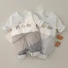 Baby Thin Cotton Onesie Autumn and Winter Baby Cotton Thermal Jacket Pure Cotton Baby Clothes