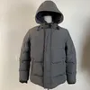 Parka canadiense para hombre Chaquetas de plumón Abrigo de invierno Veste Homme Ropa de abrigo para exteriores Big Jassen Fur con capucha Fourrure Manteau cálido Hiver Parkas Doudoune Tamaño XS-3XL