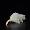 Bambole di peluche 17 Vita reale morbida e lunga Piccolo ratto grigio Topo peluche Realistico Topi Animali di peluche Giocattoli Bambole Regali per bambini Animali domestici 230927