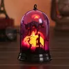 Väggklistermärken halloween dekoration ledde elektroniskt ljus Retro Pumpkin Witch Night Lantern Lamp Haloween Party Decor Supplies 230921