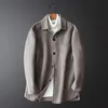 Men's Wool Blends 2023 spring style high quality wool trench coat men men's jackets autumn mens fashion plussize MXXXL 230928