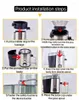 Juicers 110V/220V 다기능 전기 오렌지 과일 과일 야채 블렌더 레몬 압착기 기계