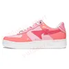 Sk8 STA Designer Buty Casual Patent skórzany czarny kolor kamuflażowy Pink Kobiet Platforma męska Platforma Low Top Trampki szara zielone kamuflaż płaskie trenery jogging chodzenie