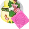 3D Tree Leaf Molds Sugarcraft Leavf Silicone Mold Fondant Cake Decorating Tools Lämta Chocolate Gumpaste mögel T11341285G