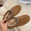 Australië designer laarzen tasman Tazz Slippers winter schapenvacht Shearling platform Bont slides Klassieke ultra mini sneeuwlaars damesschoenen suède wollen enkellaarsjes