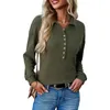 Dames Polos Dames Rapel T -shirt Top Fashion Breid Elegant Blouses Tops Casual Comfy Solid Color Spring Fall