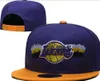 2023 Baloncesto americano Los Ángeles LAL Snapback Sombreros 32 Equipos Diseñador de lujo HOU OKC PHI LAC Casquette Sombrero deportivo Strapback Snap Back Gorra ajustable A16