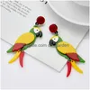 Stick Yaologe New Trend Unique Designs Acrylic Earrings For Women Fashion Cartoon Long Pendant Ear Jewelry Girls Party Gifts Drop Deli Smtaz