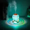 1PC USB Mini Cool Mist Luftbefeuchter Kristallkugelförmiger Luftbefeuchter Kreatives Design Lauflicht Buntes Umgebungslicht für Wohnzimmer