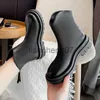 Boots 2022 Fashion Thick Sole Chelsea Women's Shoes Winter New Ankle Mid Heel Shoes Goth Botas Mujer Gladiator Motorcycle Warm Boots x0928