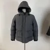 디자이너 Canadian Parkas Coats Mens Womens Down Jackets Homme Homme Winter winter winter 빅 모피 후드 리 의류 Four Rure Letters Outwears Designer Parkas