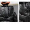 Jaqueta de casaco para meninos 2023 marca com capuz inverno estilo longo cor sólida parkas infantil criança grossa crianças roupas 2 3 4 5 6 7 anos 230928