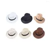 Berets 2023 Summer And Autumn Straw Hat Big Brim Single Silk Flat Cowboy Outdoor Sun Men's Knight