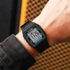 Zegarek na ręce synokacje cyfrowe Watch Waterproof Waterproof Prosty styl elektroniczny wojskowy sport alarmowy zegarek na rękę