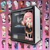 Väggklistermärken Anime dekaler för PC Case Glass Cartoon Decor Sticker Computer Side 230927