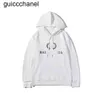 23ss Designer Fathion marca Balencigas Donna Double B Ins Trendy Cotton Hooded Plush Sweater donna uomo Felpe con cappuccio