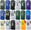 Man Kids Tryckt basket Damian Lillard Jersey 0 Pat Connaughton 24 Brook Lopez 11 Khris Middleton 22 Giannis Antetokounmpo 34 Bobby Portis 9 Anpassad namnnummer