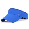 Модная летняя кепка с солнцезащитным козырьком для бега, гольфа для мужчин и женщин, быстросохнущая дышащая сетчатая кепка с ушками, спортивные кепки для бега, регулируемый размер, козырьки282D