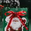 クリスマスの装飾bowknotギフトバッグ12pcs/set