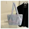 Plush Shoulder Bag with Large Capacity Fashionable Casual Cute Portable Tote Bag Korean Version Ins Commuting Plush Girl 230915