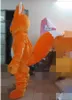 Halloween belle orange grande queue écureuil mascotte costume de qualité supérieure dessin animé animal anime thème personnage Noël carnaval fête costumes