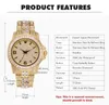 Full Diamonds Männer Designer Armbanduhren 30m Leben wasserdicht männliche Luxus -Zifferblatt 40,5 mm Quarz Uhren Nr. 296