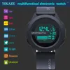 Lristwatches Yikaze Men Sport Lead Watches Military Digital Clock Rubber Man Man Fitnes Athlete Timeking Watch Electronic Watch