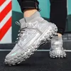 Klänningskor Spring Autumn Sliver Mirror Sneakers Men moden Glitter Luxury Desinger Platform Breattable Casual 230927