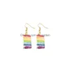 Stick Cake Earring For Women Resin Pizza Drop Earrings Children Handmade Jewelry Diy Gifts Dangle Delivery Smtxn