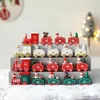 Juldekorationer trä tåg julprydnad god jul dekoration för hem bord xmas gåvor naturliga navidad gott nytt år
