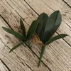 1Pcs Phalaenopsis leaf artificial plant decorative flowers auxiliary material flower decoration Orchid leaves1846