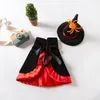 Dog Apparel Breathable Pet Cape Adorable Halloween Costumes Hat Cloak Set For Dogs Cats Adjustable Comfortable Small