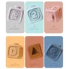 Jouets de bain pour bébé Montessori bébé blocs jouet pour les nés 0 12 mois Cubes souples en silicone pour bébés garçon 1 an jouet de bain empilable anneaux de dentition hochets 230928