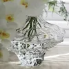 Vaser texturerade transparent rökgrå oregelbundna glasvas Nordiska stil Hemdekoration Ornament 230928