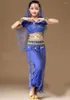 Stage Wear Costumes de danse orientale filles Egypte Kid Belly Set Égyptien Bollywood Danse Vêtements Inde 3 couleurs