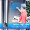 Doorbells Wsdcam Tuya Wifi Doorbell 4.3Inch 1080P HD Door Bell Peephole Camera 137 Wide Angle Night PIR Motion Detection Smart Home YQ230928