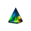 Lâmpadas de mesa Nordic Pyramid Triangle RGB Sala de estar Quarto Cor de cabeceira LED Desk Lamp Bar Gaming Indoor Atmosfera Luzes